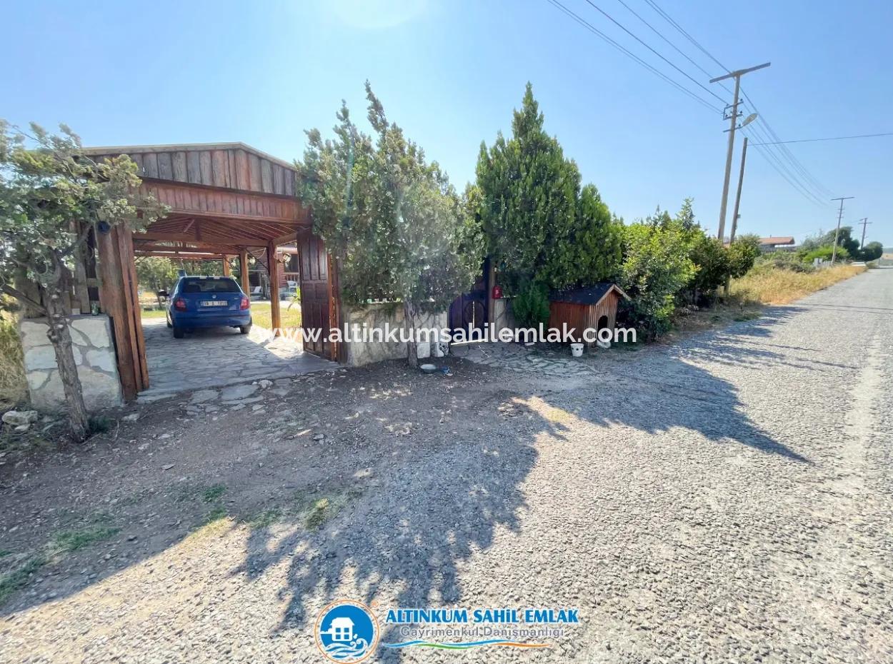 Holzvilla Zum Verkauf In Toller Lage In Didim, Altinkum Und Mit Toller Architektur