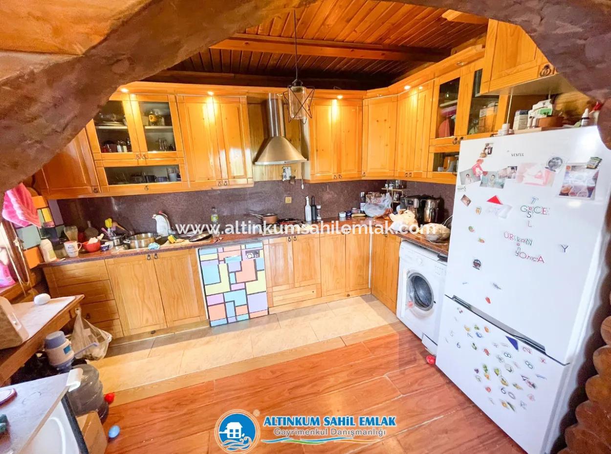 Holzvilla Zum Verkauf In Toller Lage In Didim, Altinkum Und Mit Toller Architektur