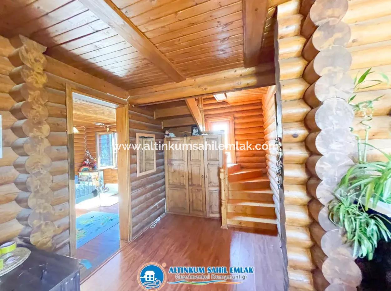 Zu Verkaufen Schönes Freistehendes Holzhaus Mit 3 Betten In Didim