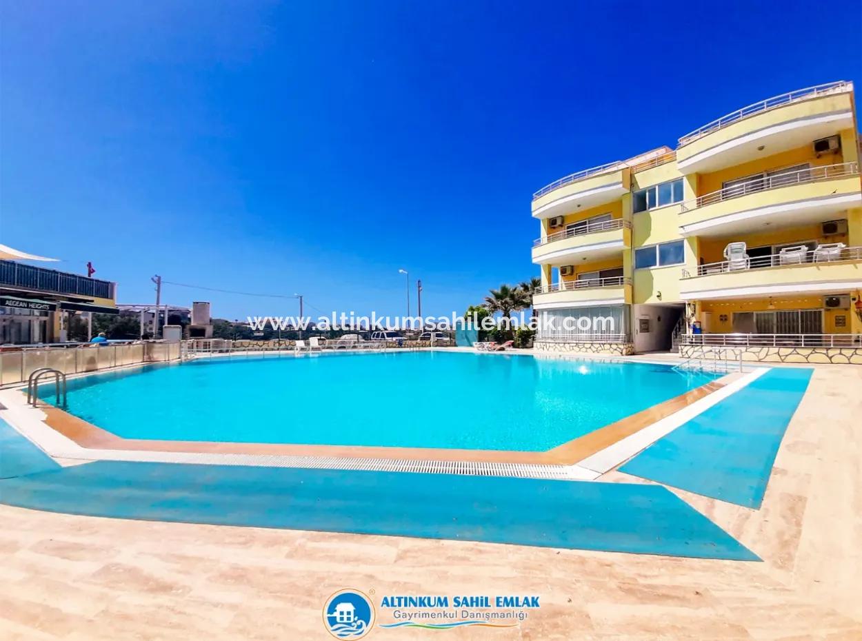 2 Zimmer Wohnung Mit Pool Zu Verkaufen In Didim, Altinkum, Mavisehir