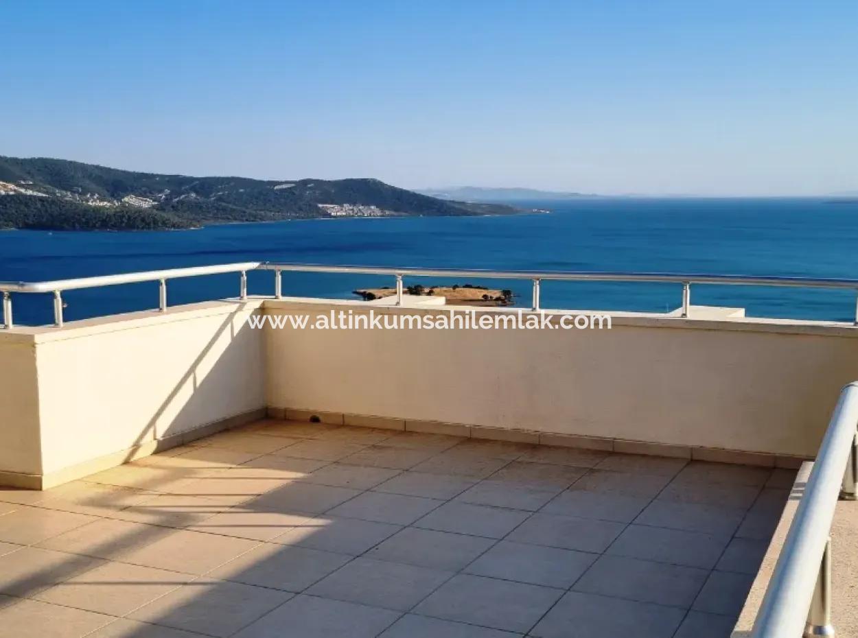 3-In-1-Sommergarten-Duplex Mit Meerblick Zum Verkauf In Akbuk Didim