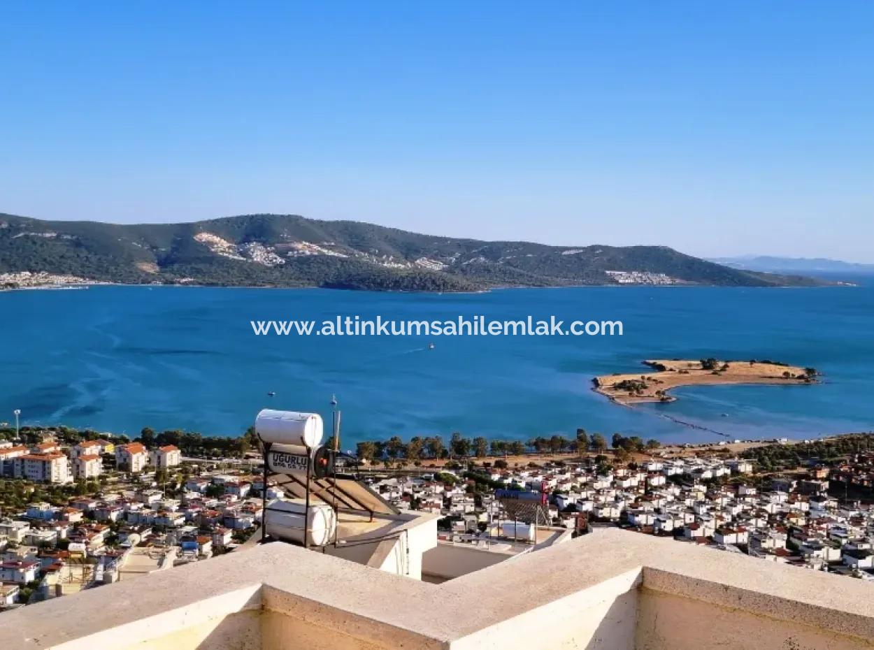 3-In-1-Sommergarten-Duplex Mit Meerblick Zum Verkauf In Akbuk Didim