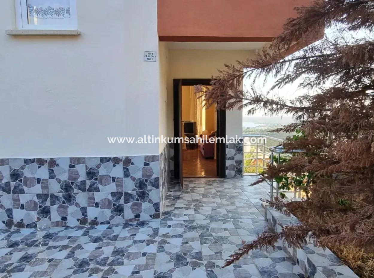 3-In-1-Sommergarten-Duplex Mit Meerblick Zum Verkauf In Akbuk Didim