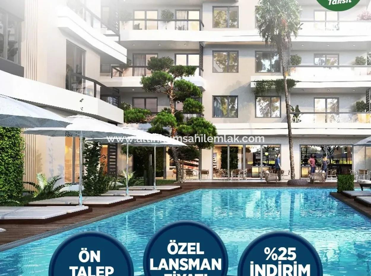 1+1 Und 2+1 Wohnungen Zum Verkauf In Didim 50% Im Voraus, Rest 24 Monate Ratenzahlung