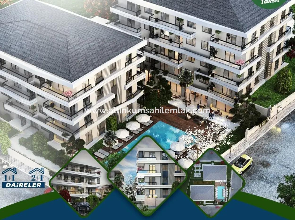 1+1 Und 2+1 Wohnungen Zum Verkauf In Didim 50% Im Voraus, Rest 24 Monate Ratenzahlung