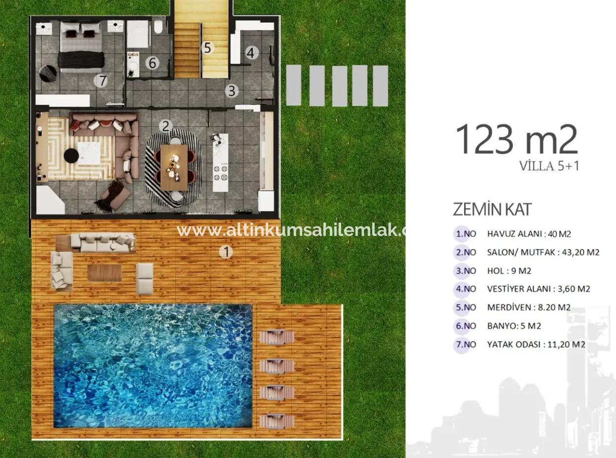 Villa Mit Meerblick Zum Verkauf In Kuşadasi Soğucak