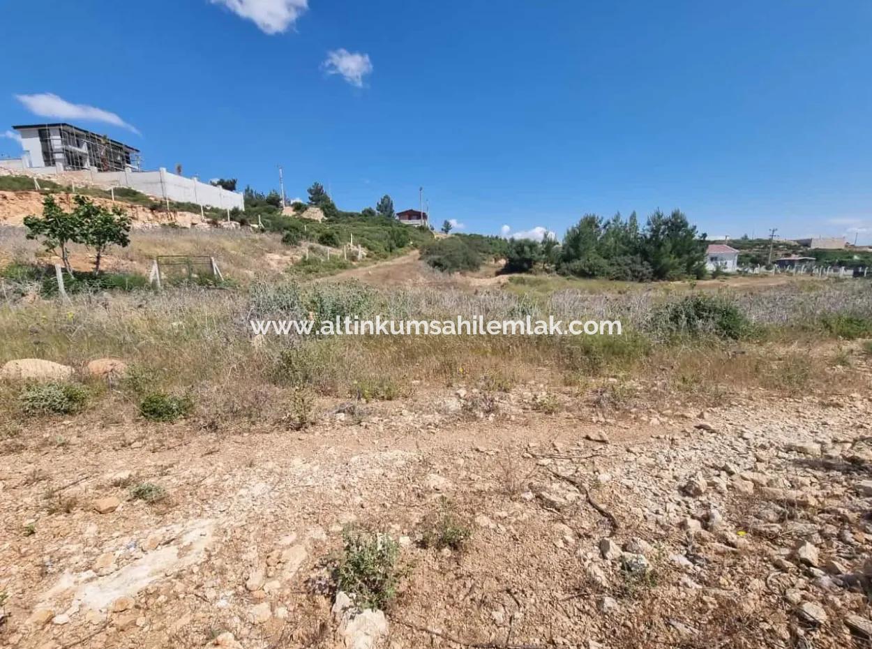 600 M2 Zoniertes Kelepir-Villengrundstück Zum Verkauf In Der Gegend Von Didim Seyrantepe Zu Einem Erschwinglichen Preis