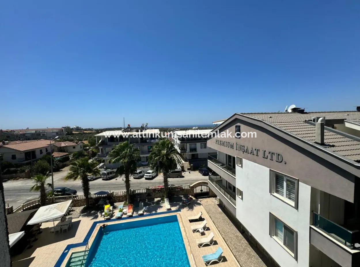 2 1 Wohnung In Einem Komplex Mit Meerblick Und Pool Zum Verkauf In Der Nachbarschaft Von Didim Hisar