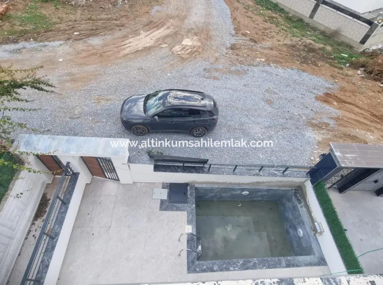 3 In 1 Brandneue Villa Mit Vorderem Pool Zum Verkauf In Didim Hisar Nachbarschaft