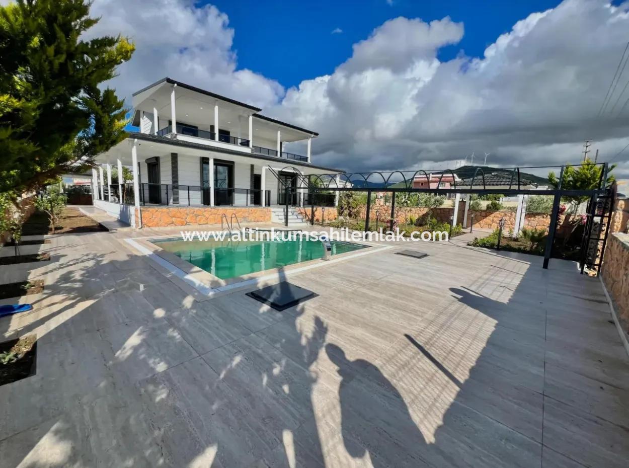 Gelegenheitskauf! 3 1 Villa Mit Freistehendem Pool Zu Verkaufen In Yeşiltepe, Didim
