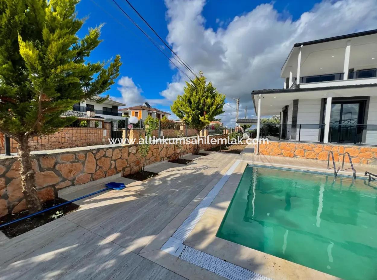 Gelegenheitskauf! 3 1 Villa Mit Freistehendem Pool Zu Verkaufen In Yeşiltepe, Didim