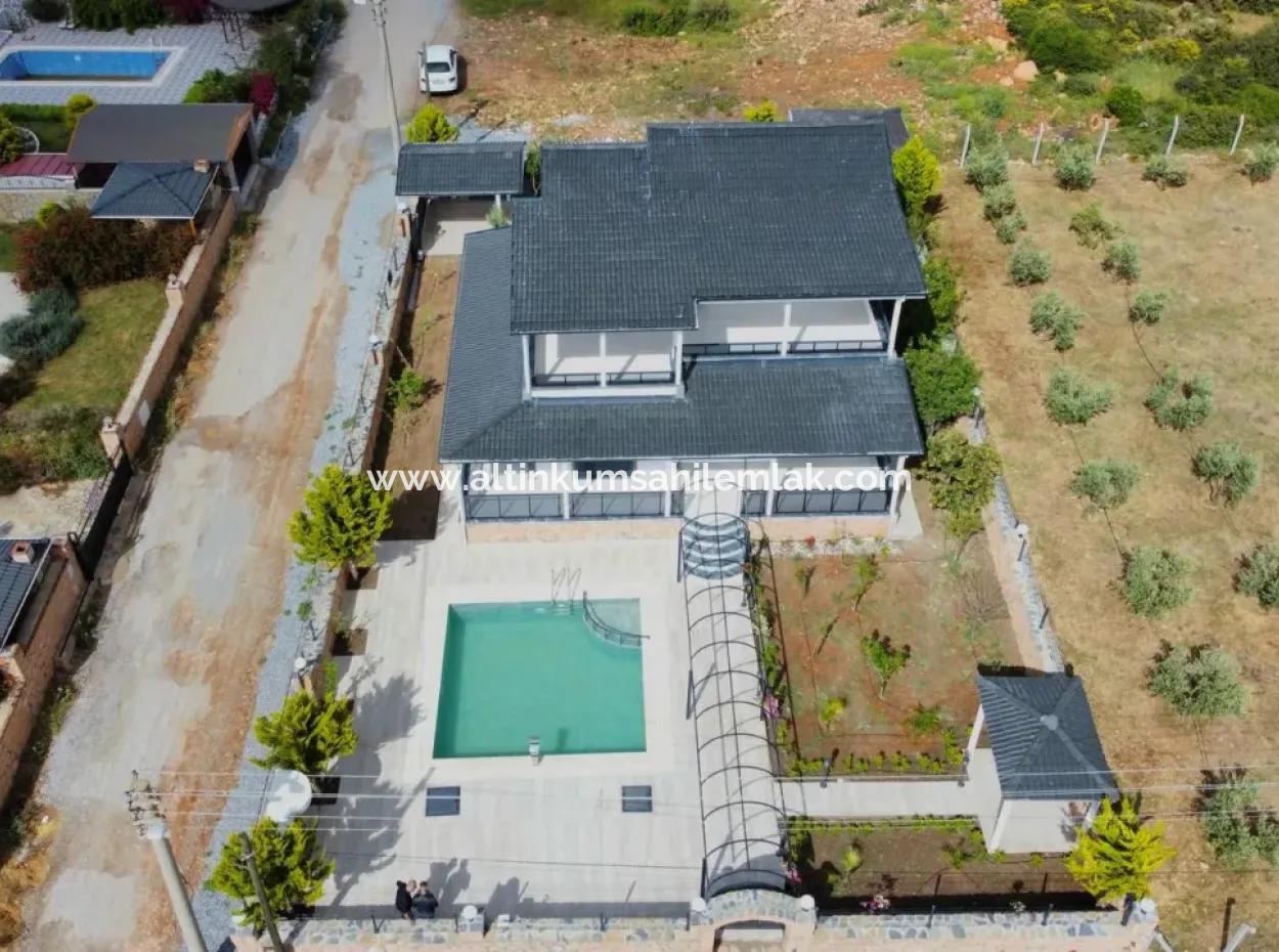 Gelegenheitskauf! 3 1 Villa Mit Freistehendem Pool Zu Verkaufen In Yeşiltepe, Didim