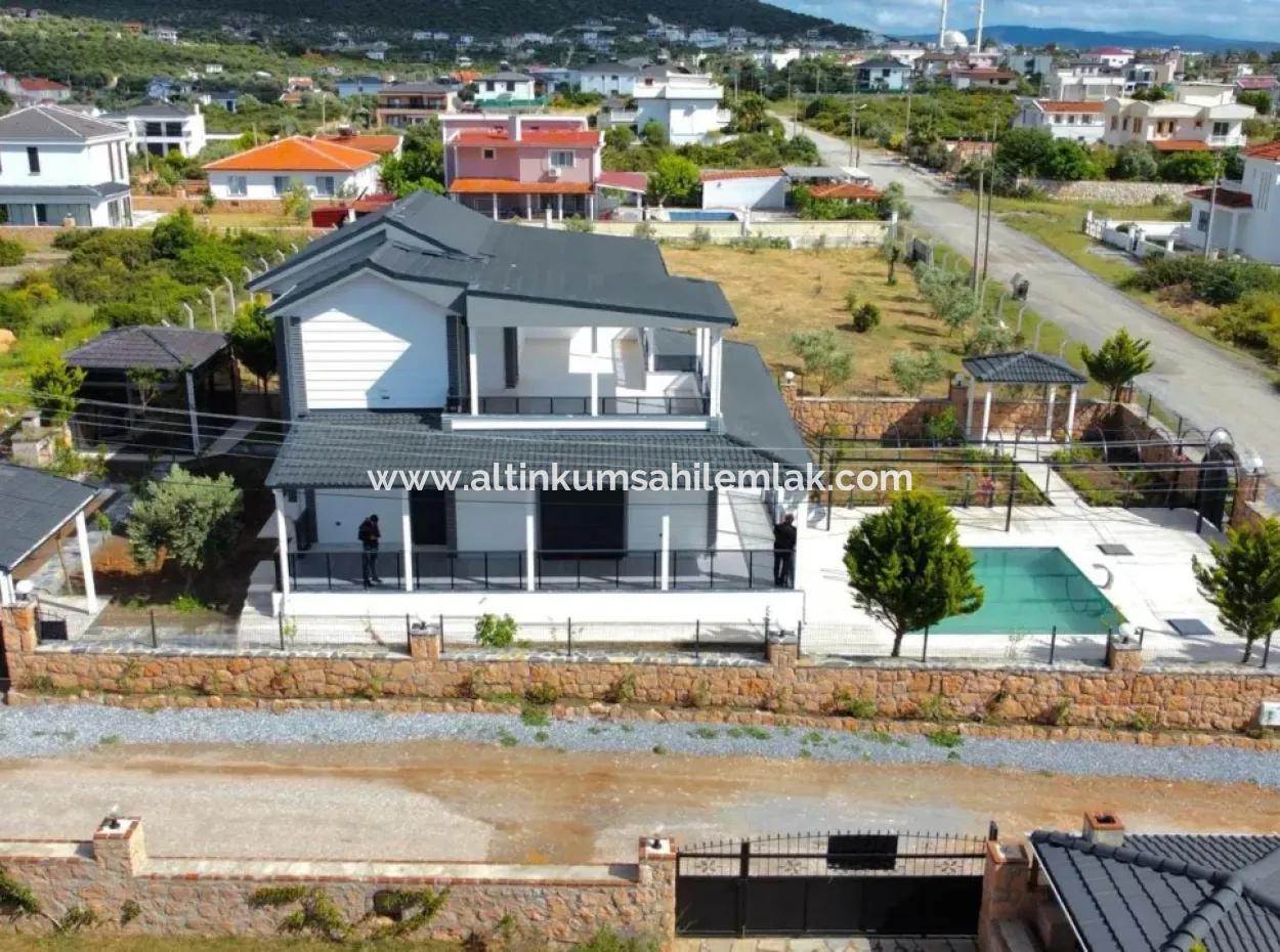 Gelegenheitskauf! 3 1 Villa Mit Freistehendem Pool Zu Verkaufen In Yeşiltepe, Didim