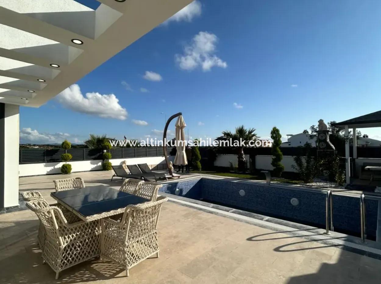 Vip Villa 4 1 Freistehende Villa Mit Separater Küche Ultra Luxus Pool Zum Verkauf In Didim Efeler