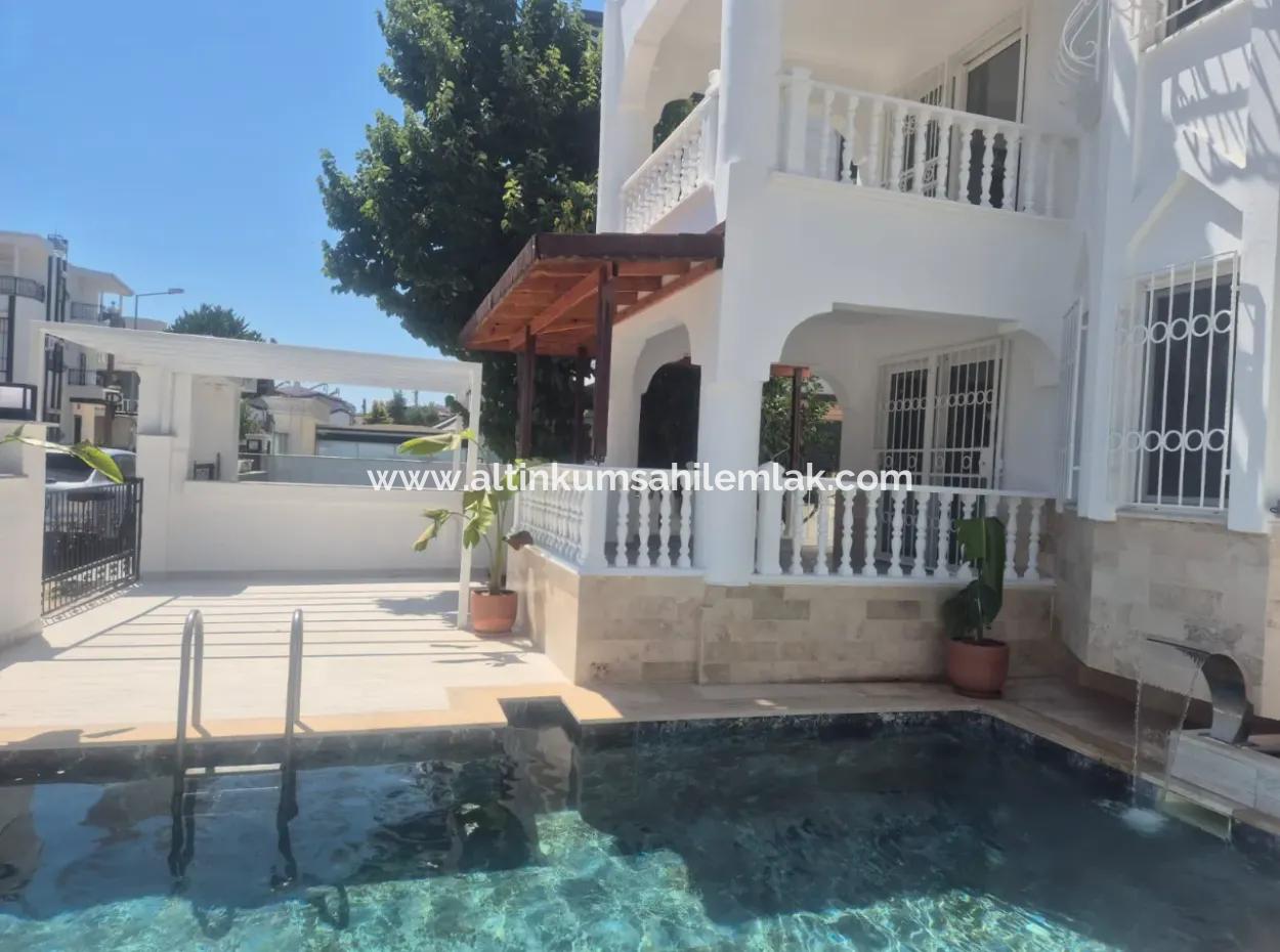 5 In 1 Freistehende Villa Mit Pool Im Bezirk Didim Camlik!