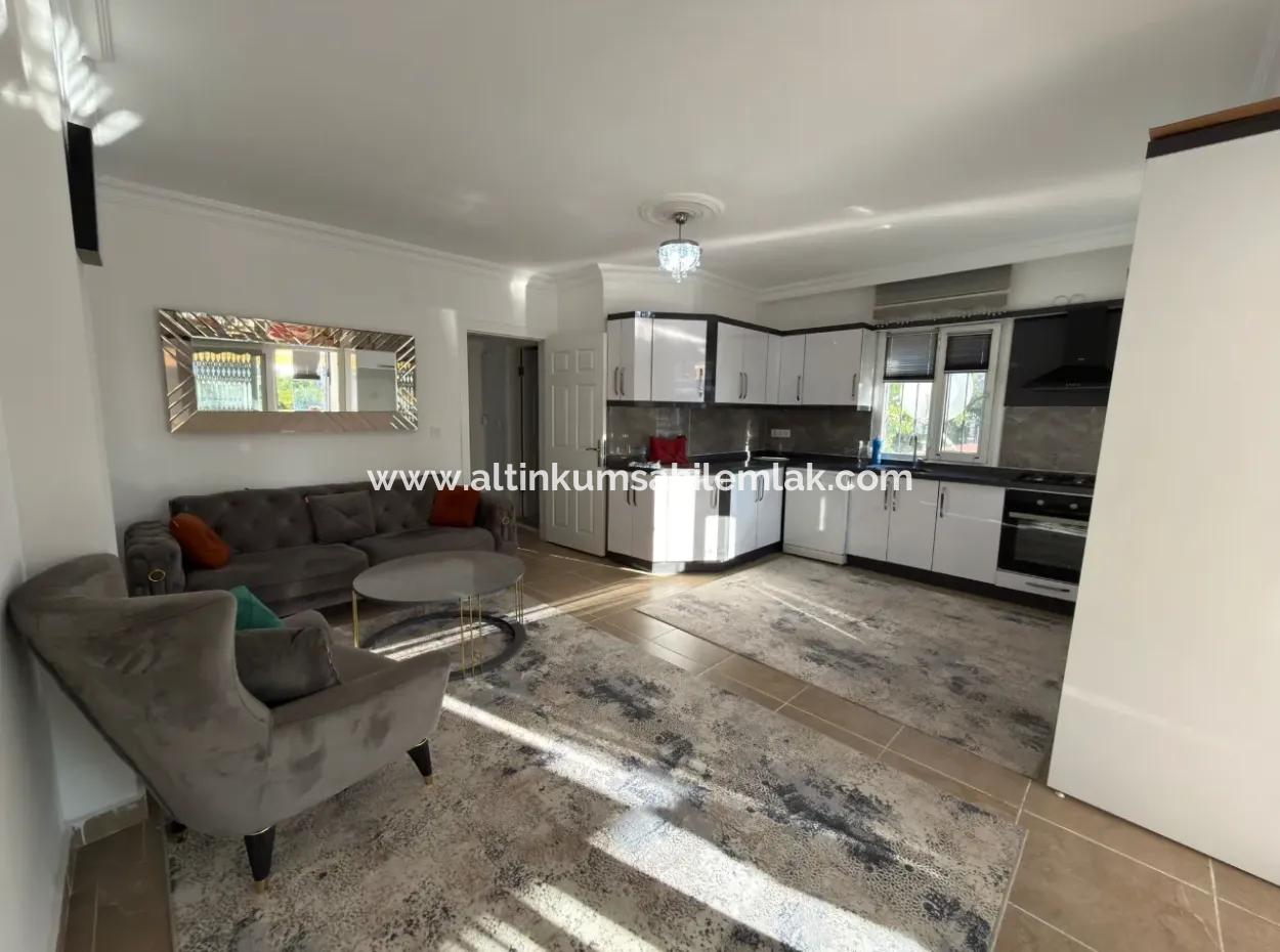 500 Meter Vom Meer In Çamlik Entfernt – Möbliert, Pool Front, 2 In 1 Wohnung Mit Glasbalkon!