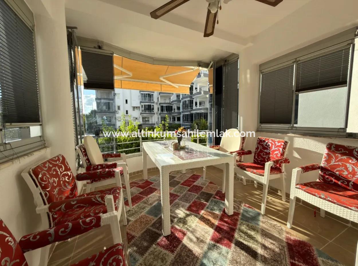 500 Meter Vom Meer In Çamlik Entfernt – Möbliert, Pool Front, 2 In 1 Wohnung Mit Glasbalkon!