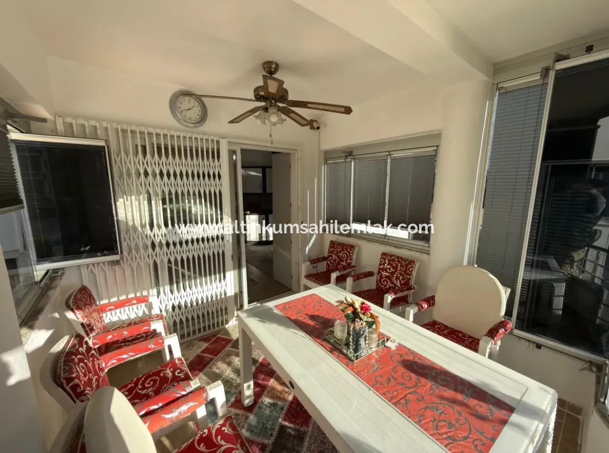 500 Meter Vom Meer In Çamlik Entfernt – Möbliert, Pool Front, 2 In 1 Wohnung Mit Glasbalkon!