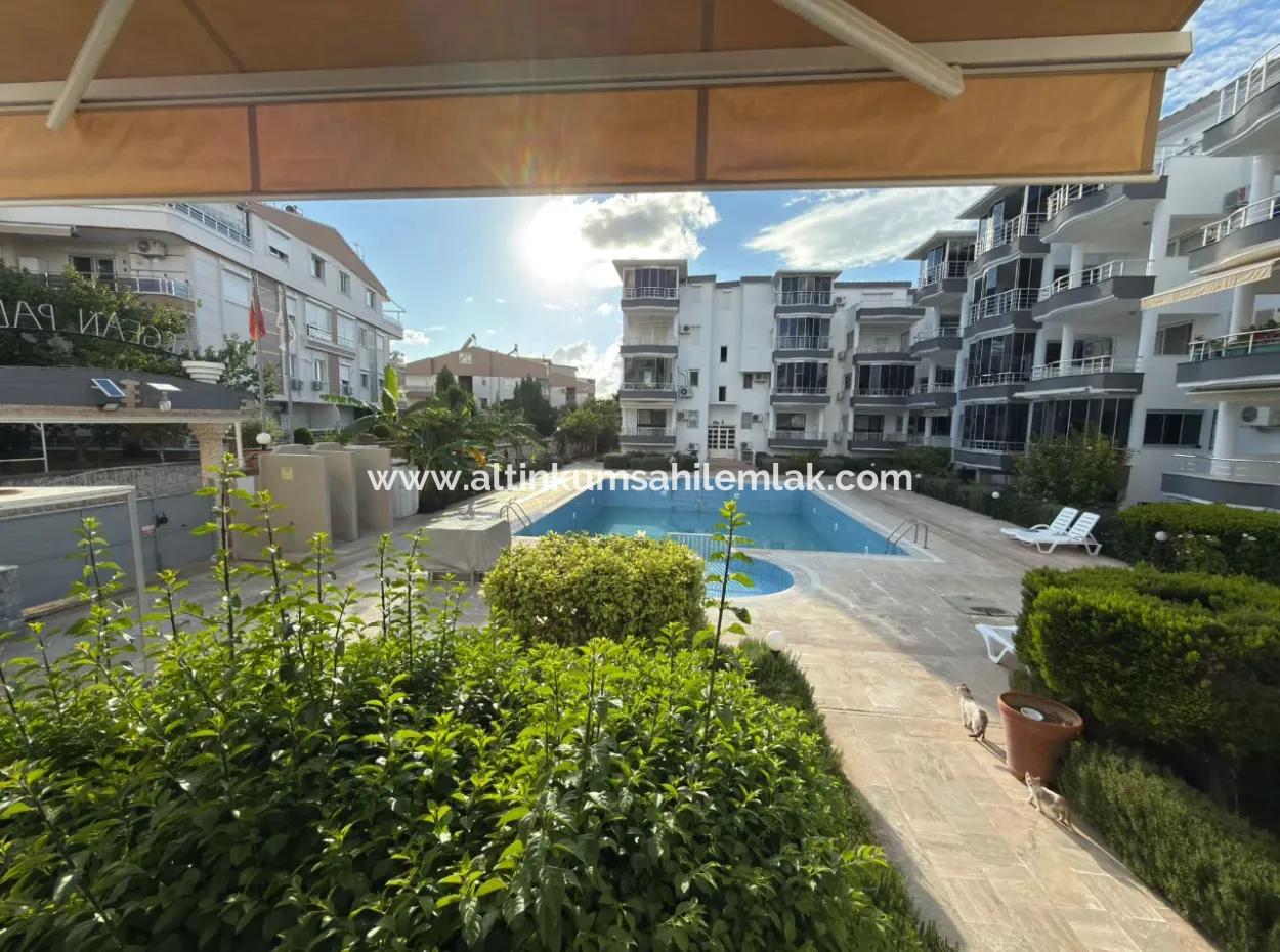 500 Meter Vom Meer In Çamlik Entfernt – Möbliert, Pool Front, 2 In 1 Wohnung Mit Glasbalkon!