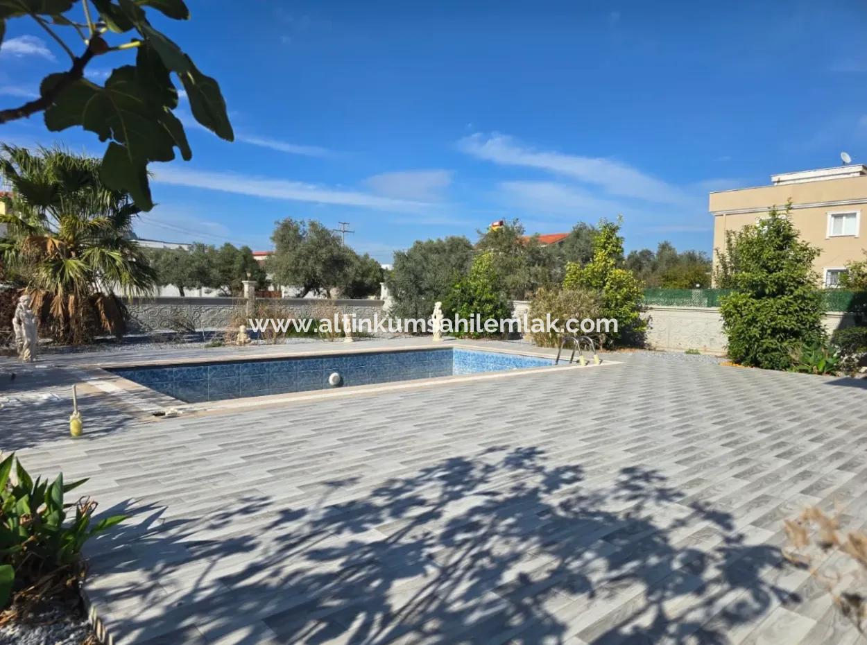 Zum Verkauf Steht Eine Freistehende Villa Mit 4 Schlafzimmern In Greenhill Didim.