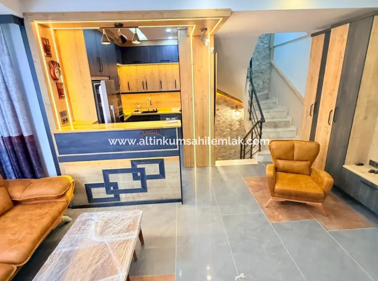 3 1 Möblierte Villa Zum Verkauf In Aydın Didim Hisar, Eckpool, Nahe Dem Meer