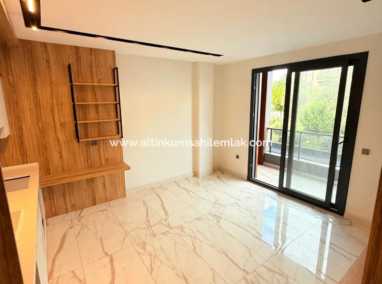 Chance! Brandneue Luxus-Wohnung 1 1 Zum Verkauf 100 Meter Zum Meer Im Stadtteil Didim Altınkum Çamlık