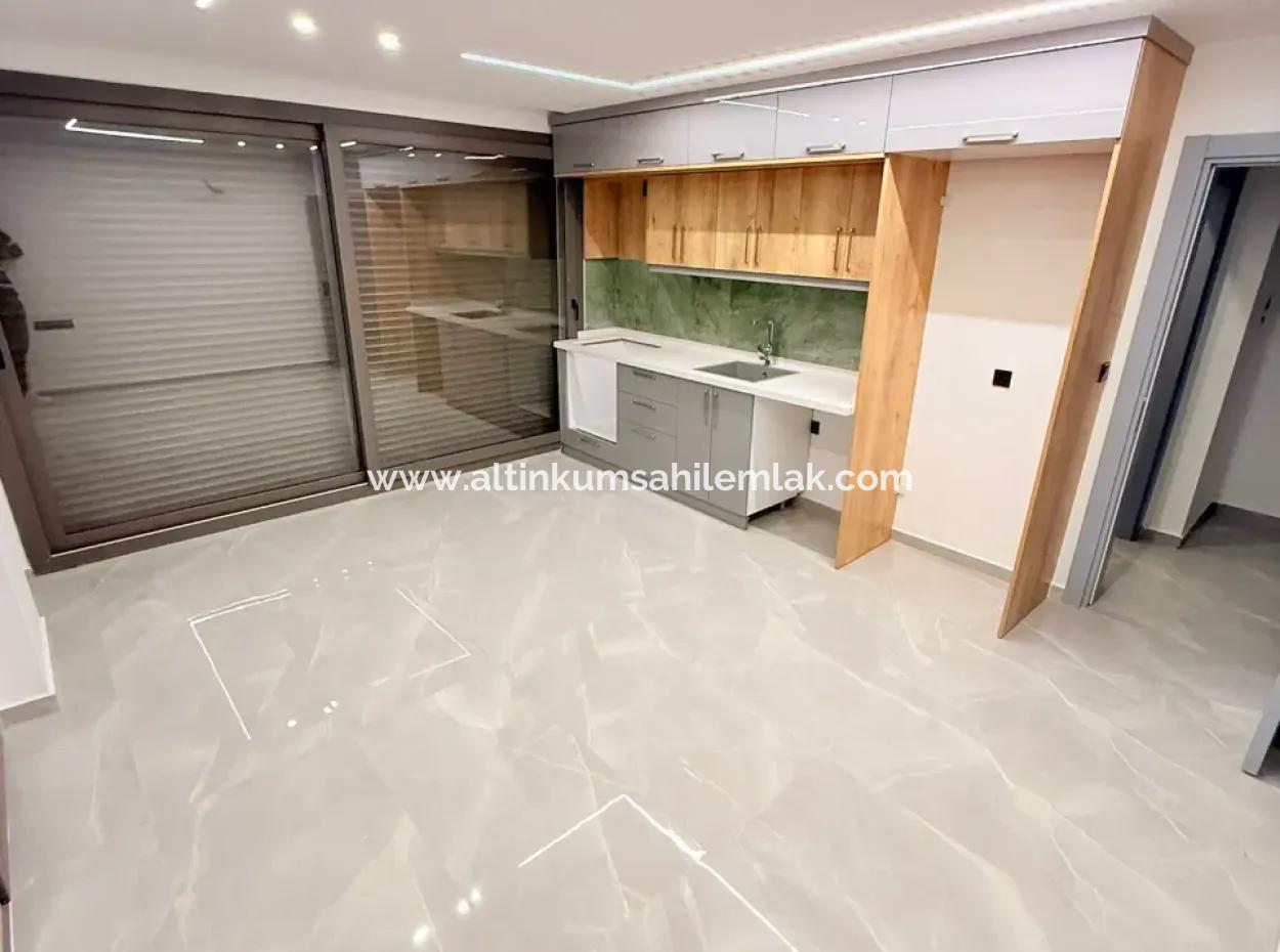 2 1 Brandneue, Geräumige Wohnung Auf Einem Poolgelände Zum Verkauf Im Didim Cumhuriyet-Viertel