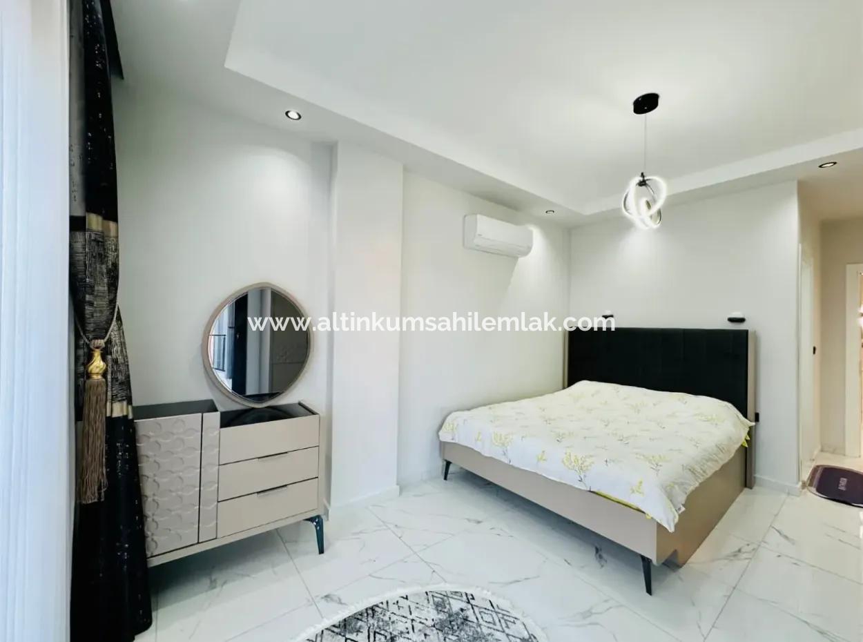 3 Zimmer Wohnung Voll Möblierte Villa Mit Separater Küche Und Swimmingpool In Didim