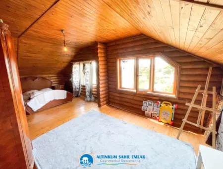 Zu Verkaufen Schönes Freistehendes Holzhaus Mit 3 Betten In Didim