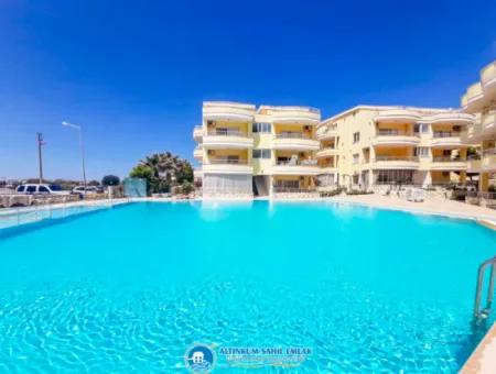 2 Zimmer Wohnung Mit Pool Zu Verkaufen In Didim, Altinkum, Mavisehir