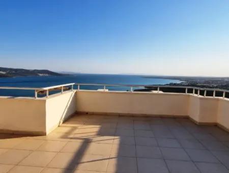 3-In-1-Sommergarten-Duplex Mit Meerblick Zum Verkauf In Akbuk Didim