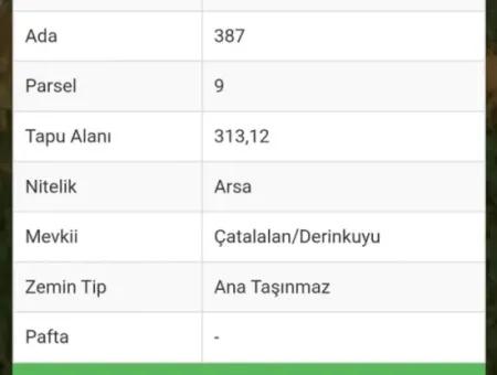 312 M2 Grundstück Zum Verkauf In Didim Ak-Yeniköy Balova