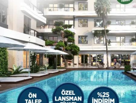 1+1 Und 2+1 Wohnungen Zum Verkauf In Didim 50% Im Voraus, Rest 24 Monate Ratenzahlung