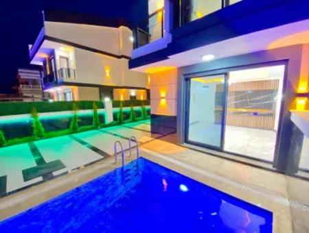 ????4 1 Villa Mit Pool Und Separater Küche Zu Verkaufen In Didim Altinkum Çamlik Nachbarschaft