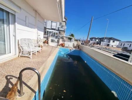 3 Zimmer Villa Mit Meerblick Zum Verkauf In Der Nachbarschaft Von Didim Efeler