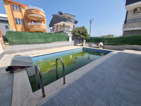 Tannen!! 3 1 Möblierte Villa Mit Pool Und Meerblick Zum Notverkauf In Didim Altinkum