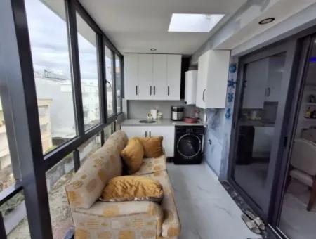 3 Zimmer Wohnung Zum Verkaufen Mit Separater Küche In Didim