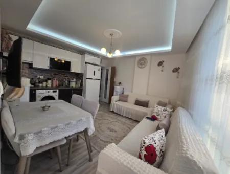 2 Zimmer Schnäppchenwohnung Zum Notverkauf In Didim, Neubau, Gebäude Mit Aufzug