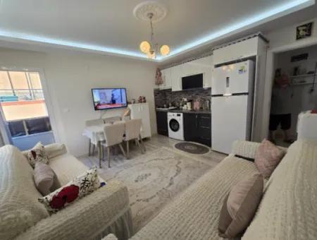 2 Zimmer Schnäppchenwohnung Zum Notverkauf In Didim, Neubau, Gebäude Mit Aufzug