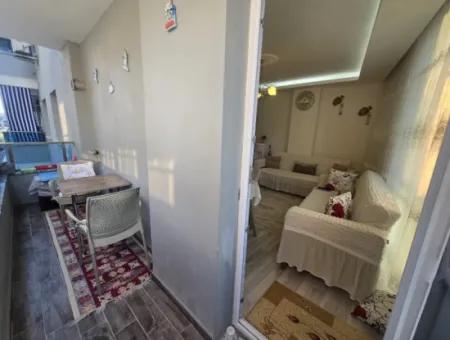 2 Zimmer Schnäppchenwohnung Zum Notverkauf In Didim, Neubau, Gebäude Mit Aufzug