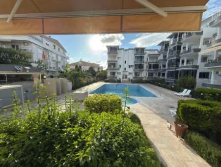 500 Meter Vom Meer In Çamlik Entfernt – Möbliert, Pool Front, 2 In 1 Wohnung Mit Glasbalkon!