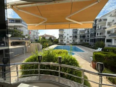 500 Meter Vom Meer In Çamlik Entfernt – Möbliert, Pool Front, 2 In 1 Wohnung Mit Glasbalkon!