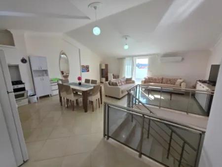 2 1 Maisonette-Wohnung Zum Verkauf In Einem Komplex Mit Pool In Didim Akbük
