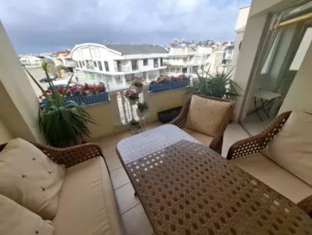 Voll Möbliertes Großes Zimmer 2 1 Doppelhaus In Einem Komplex Mit Pool Zum Verkauf In Aydın Didim Efeler