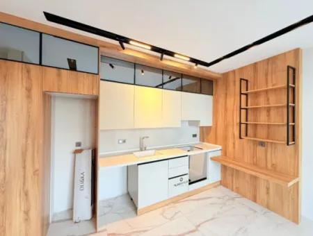 Chance! Brandneue Luxus-Wohnung 1 1 Zum Verkauf 100 Meter Zum Meer Im Stadtteil Didim Altınkum Çamlık