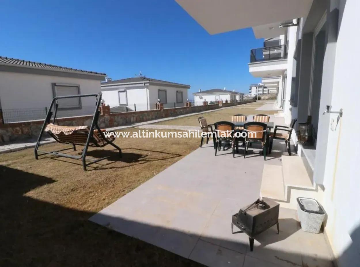 2 Bedroom  Garden Apartment For Sale In Akbuk Ceylan Houses