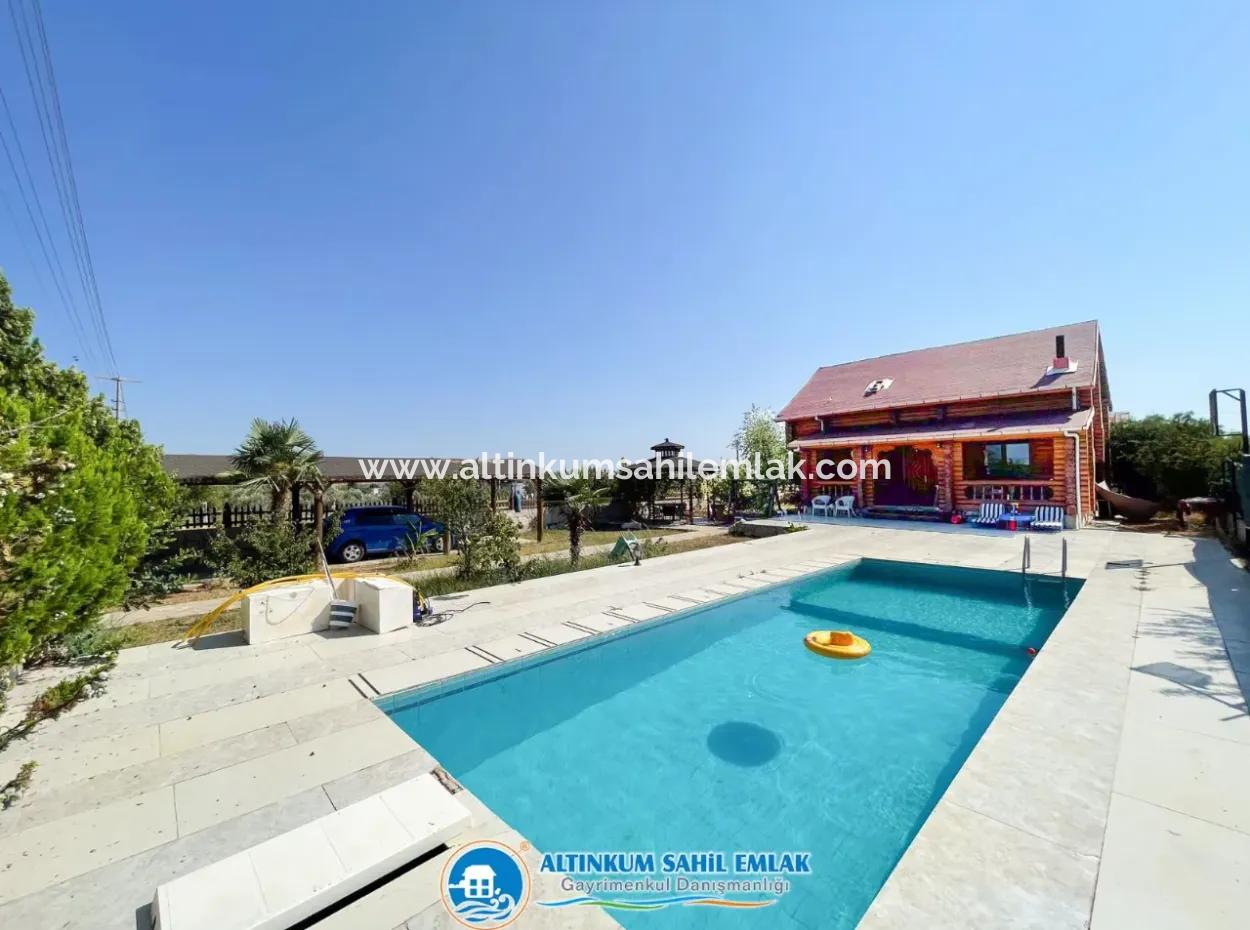 Lovely 3 Bedroom Detached Wooden House For Sale In Didim