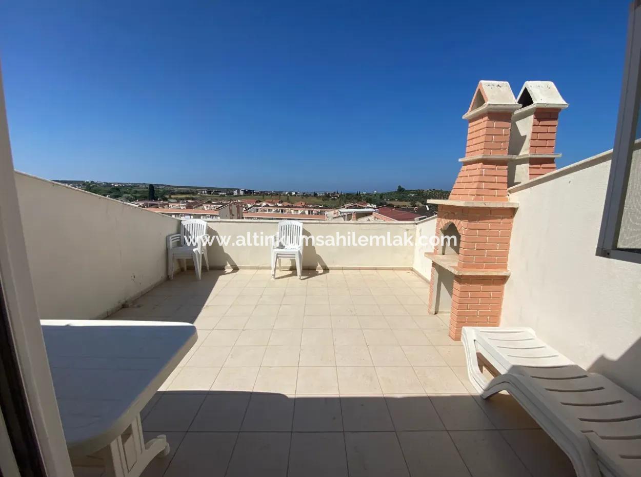 For Sale Lovely Sea View 3 Beds Furnished Dubleks İn Aykar Complex Mavişehir
