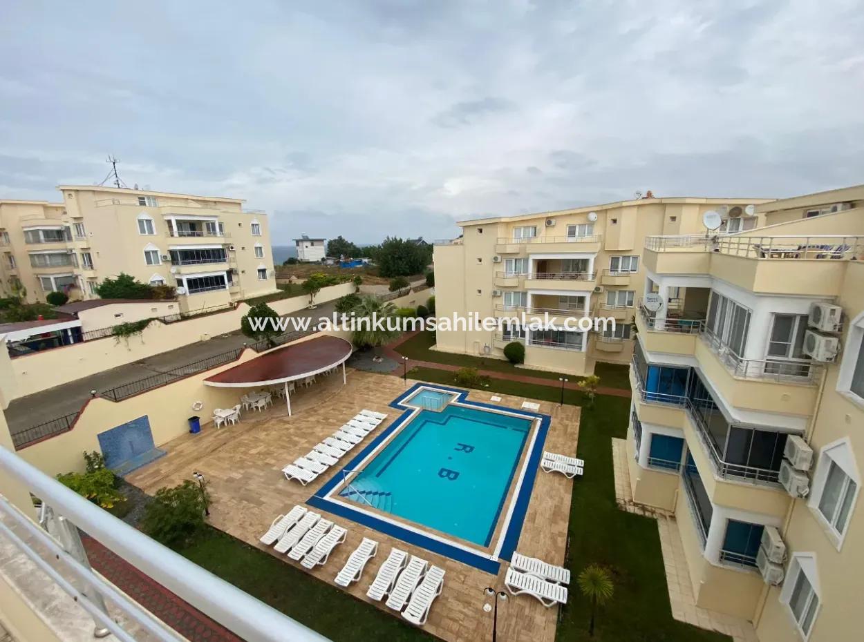 Sea View 3 Bedroom Duplex For Sale In Royal Blue Complex In Mavişehir Didim