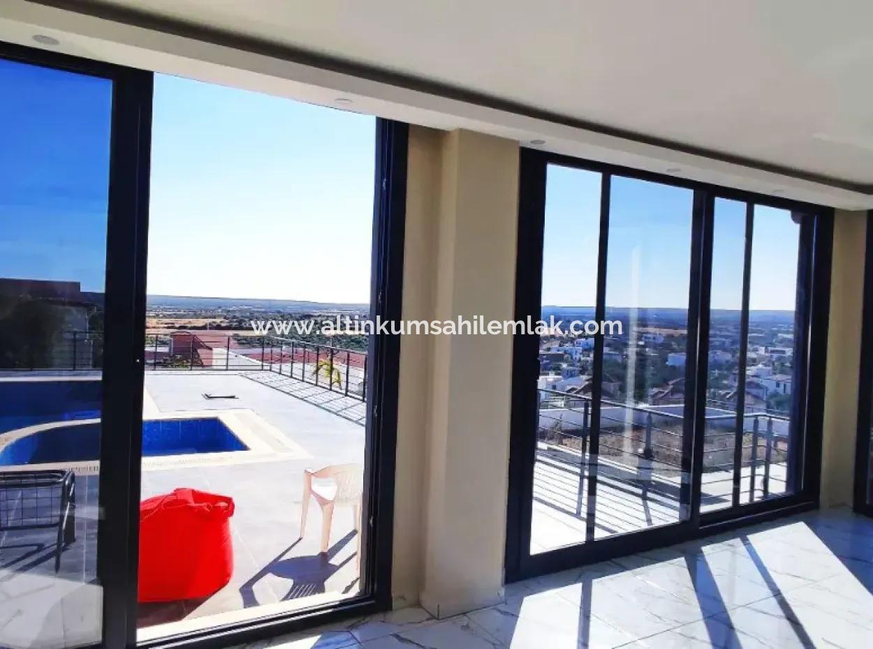 4 Bedroom Luxury Villa With Pool  For Sale In Didim Yeşiltepe